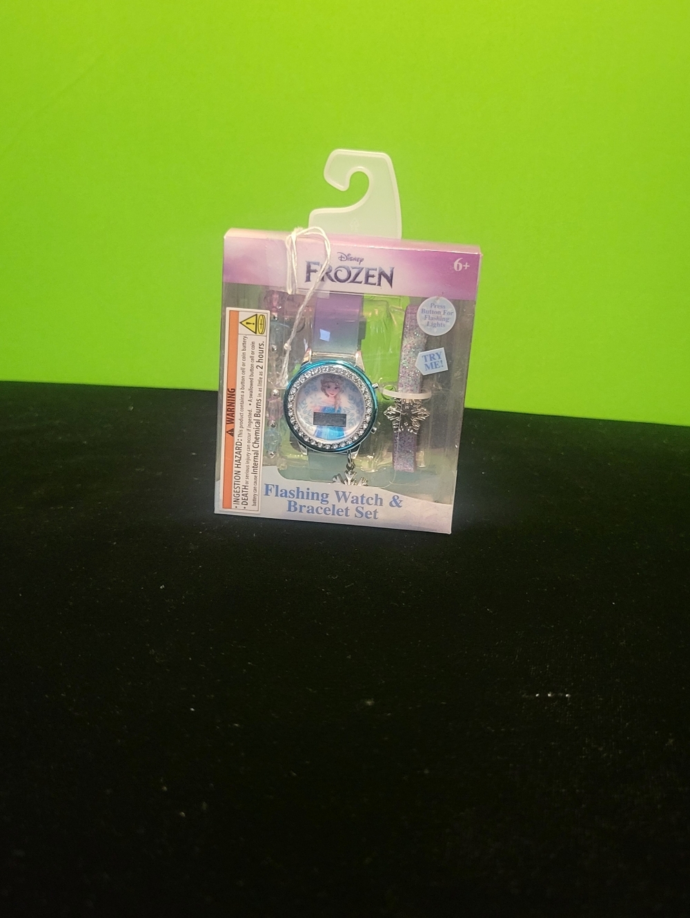 Disney Frozen Elsa Light-Up Watch and Bracelet Set - Purple & Blue